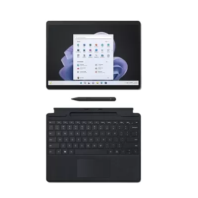 بررسی تبلت مایکروسافت مدل Surface Pro 8 ظرفیت 256 گیگ به همراه کیبورد Black Type Signature Keyboard و قلم