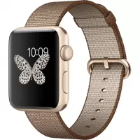 بررسی ساعت هوشمند اپل واچ سری 2 مدل 42mm Aluminum Case with Coffe Caramel Nylon Band