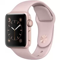 بررسی ساعت هوشمند اپل واچ سری 2 مدل 38mm Rose Gold Aluminum Case with Pink Sand Sport Silicon Band