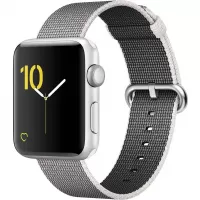 بررسی ساعت هوشمند اپل واچ سری 2 مدل 42mm Silver Aluminum Case with Pearl Woven Nylon Band
