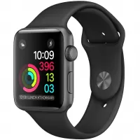 بررسی ساعت هوشمند اپل واچ سری 2 مدل 42mm Aluminum Case with Black Sport Silicone Band
