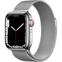 بررسی ساعت هوشمند اپل واچ سری 7 مدل 45mm Stainless Steel Case with Milanese Loop Steel Band