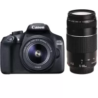 بررسی دوربین دیجیتال کانن مدل EOS 1300D به همراه لنز 18-55 میلیمتر DC III و 75-300 میلیمتر