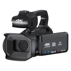 دوربین فیلم برداری مدل 4K Ultra HD 64MP Streaming 60fps With 64G SD Card دوربین فیلم برداری مدل 4K Ultra HD 64MP Streaming 60fps With 64G SD Card