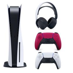 کنسول بازی سونی مدل PlayStation 5 ظرفیت 825 گیگابایت ریجن 1218 آسیا به همراه دسته اضافی و هدست