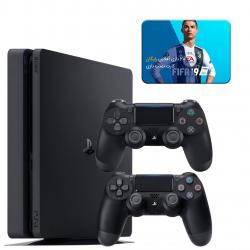 مجموعه کنسول بازی سونی مدل Playstation 4 Slim ریجن 2 کد CUH-2216B ظرفیت 1 ترابایت به همراه 20 عدد بازی 