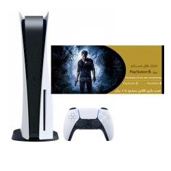 کنسول بازی سونی مدل PlayStation 5 ظرفیت 825 گیگابایت ریجن 1200 آسیا به همراه کارت طلایی اشتراک نصب بازی