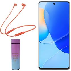 گوشی موبایل هوآوی مدل nova 9 SE دو سیم کارت ظرفیت 128 گیگابایت و رم 8 گیگابایت به همراه هدفون بی سیم FreeLace و فلاسک هوشمند